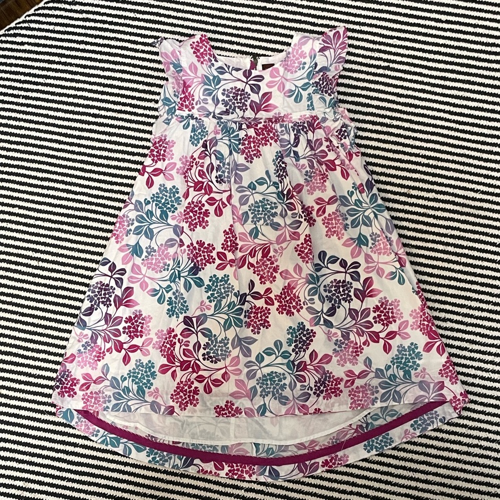 Tea Collection Floral Dress - Pink and Purple
